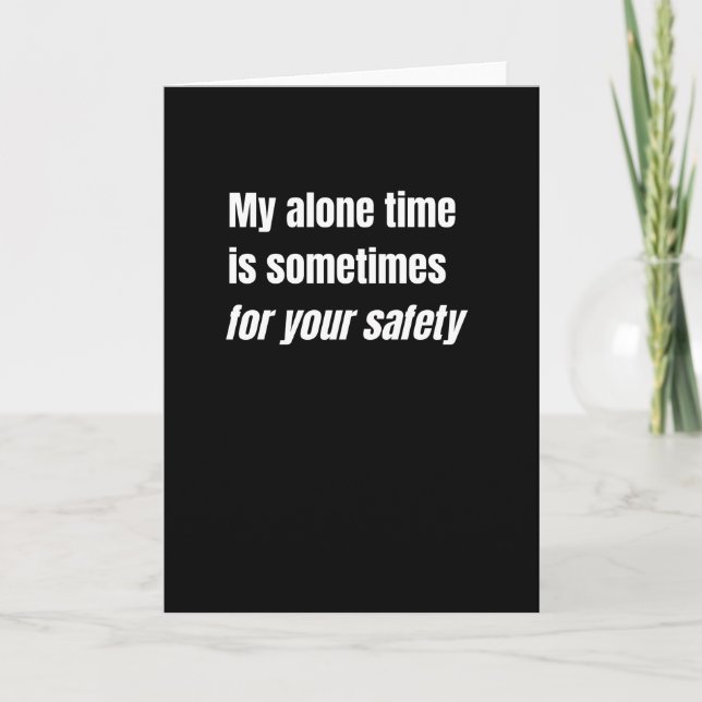 Sarcasm is the way to mock someone with style card (Front)