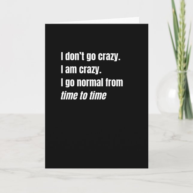 Sarcasm is the way to mock someone with style card (Front)