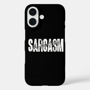 Sarcasm It's How I Hug - Funny Sarcastic Vintage iPhone 16 Case