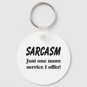 Sarcasm Key Ring