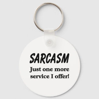 Sarcasm Key Ring