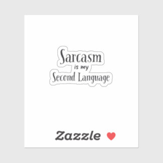 Sarcasm Laptop Sticker