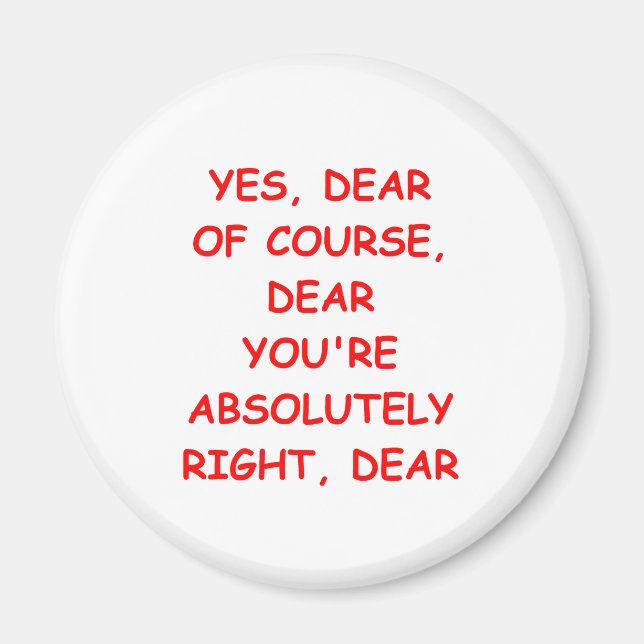 sarcasm magnet (Front)