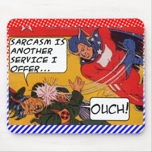 Sarcasm Mouse Mat