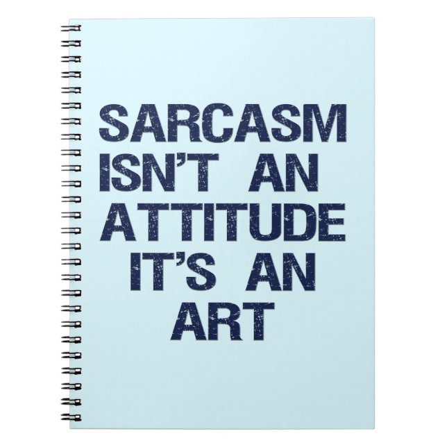 Sarcasm Notebook (Front)