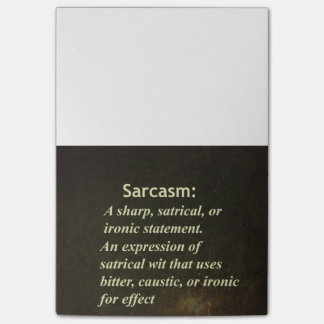 Sarcasm Post-it Notes