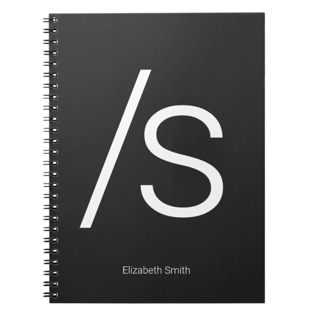 Sarcasm symbol forward slash s notebook (Front)
