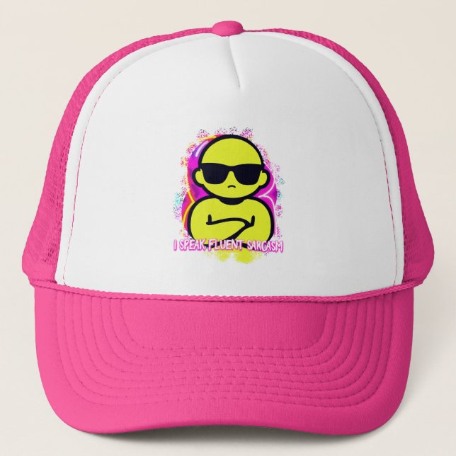Sarcasm  trucker hat (Front)