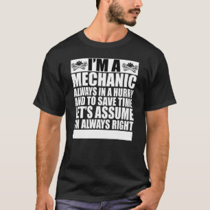 Sarcastic Adult Handyman Saying Car Mechanic Humo T-Shirt