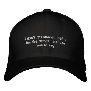 Sarcastic Adult Humour Dad Embroidered Hat