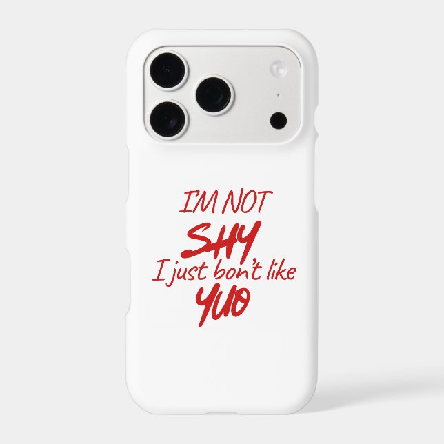 Sarcastic Aesthetic Quote iPhone Case (Back)