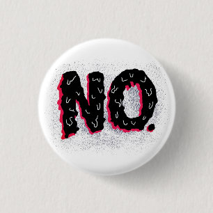 Sarcastic Antisocial Weird No Typography 3 Cm Round Badge