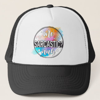 Sarcastic Attitude Trucker Hat for Women and Men