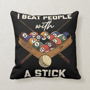 Sarcastic Billiard 8 Ball Humor Pool Cushion