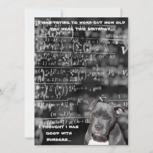 Sarcastic birthday card