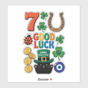 Sarcastic black cat &Lucky charms