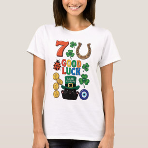 Sarcastic black cat &Lucky charms T-Shirt