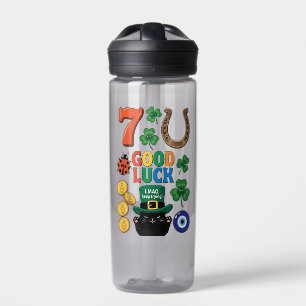 Sarcastic black cat &Lucky charms Water Bottle