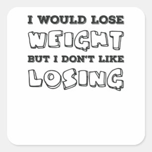 Sarcastic Body Humour Women Love To Eat Gift Square Sticker