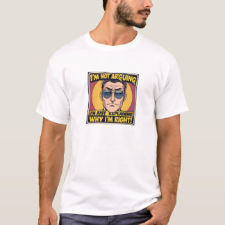 Sarcastic Cartoon Retro 80s Style T-Shirt