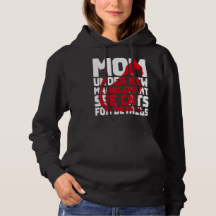 Sarcastic Cat Humour Mum Under New Management Hoodie