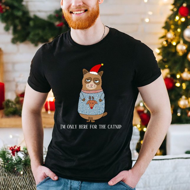 Sarcastic Cat Wearing An Ugly Christmas Sweater (Creator Uploaded)