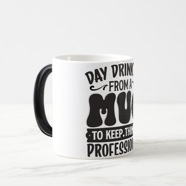 Sarcastic Coffee Quotes Magic Mug (Front Left)