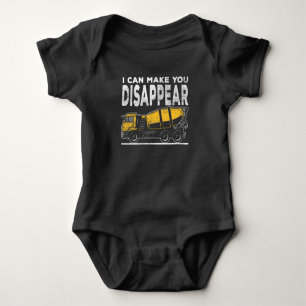 Sarcastic Construction Site Concrete Truck Driver Baby Bodysuit