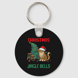 Sarcastic Dog Christmas Srit Ting Jingle Bells Hum Key Ring