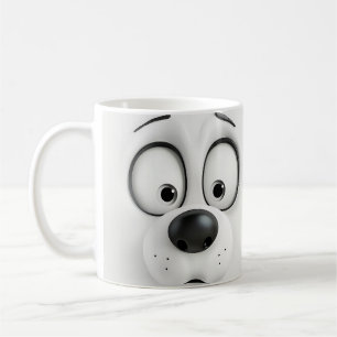Sarcastic Dog Face 3D Coffee Mug