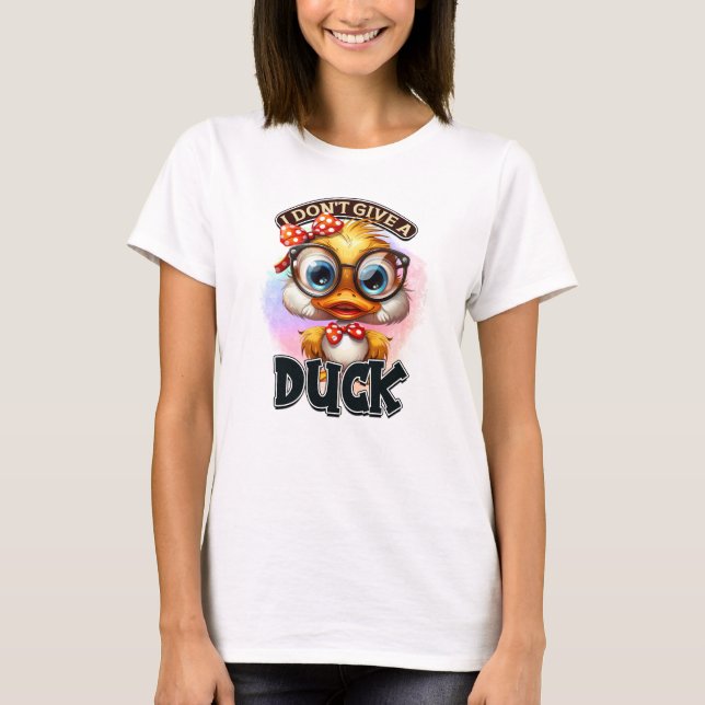 Sarcastic Duck Pun T-Shirt (Front)