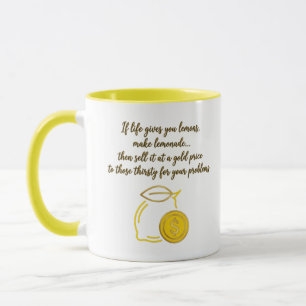 Sarcastic Entrepreneur Gift   Sell Your Problems Mug