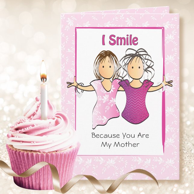 Sarcastic Funny Mother Mum Mum Cartoon Birthday Card (Creator Uploaded)
