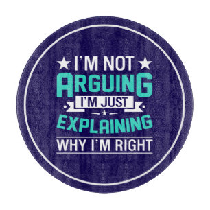 Sarcastic Funny Quote Design Cutting Board