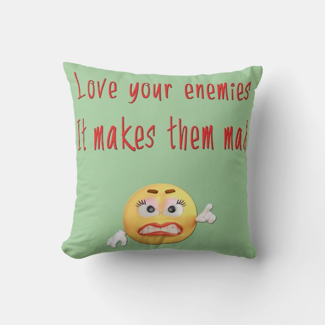 Sarcastic Funny Sayings and Quotes Salty Sarcasm Cushion (Front)