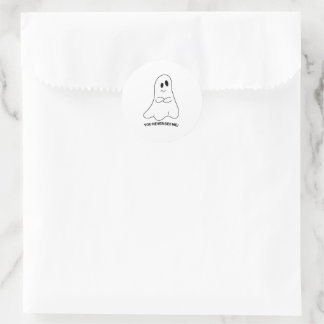 Sarcastic Ghost Stickers – You Never See Me