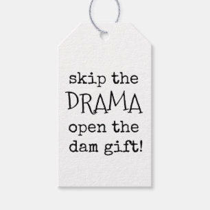 Sarcastic Gift Tags, Funny, Joke Tag