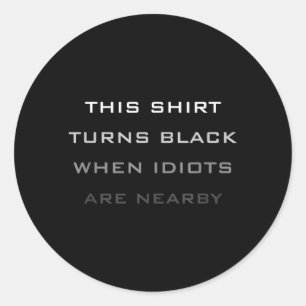 Sarcastic Gifts Gym Gifts Quote Funny Slogan Classic Round Sticker