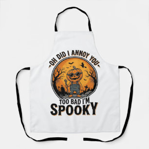 Sarcastic Halloween Shirt Funny Haunted Graveyard  Apron