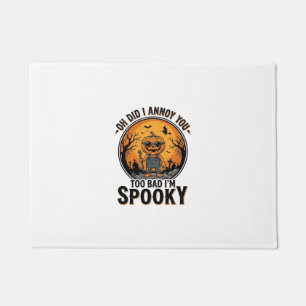Sarcastic Halloween Shirt Funny Haunted Graveyard Doormat