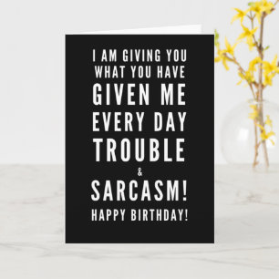 Sarcastic Happy Birthday Wishes for best friend Card