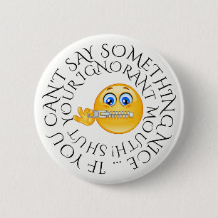 Sarcastic Humour Button