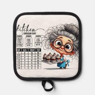 Sarcastic Kitchen Chart   Pot Holder