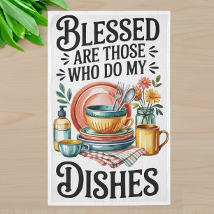 Sarcastic Kitchen Quote Dish Towel
