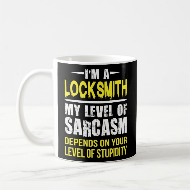 Sarcastic Locksmith  Coffee Mug (Left)