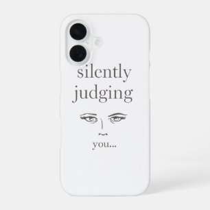 Sarcastic Minimalist Introvert Humour iPhone 16 Case