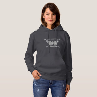 sarcastic moth hoodie