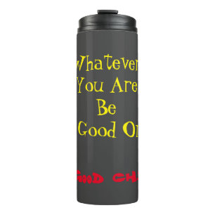 Sarcastic Motivational Typographic Thermal Tumbler