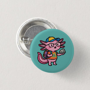Sarcastic Nerd Axolotl I Axolotl Questions Meme 3 Cm Round Badge
