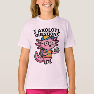 Sarcastic Nerd Axolotl I Axolotl Questions Meme T-Shirt